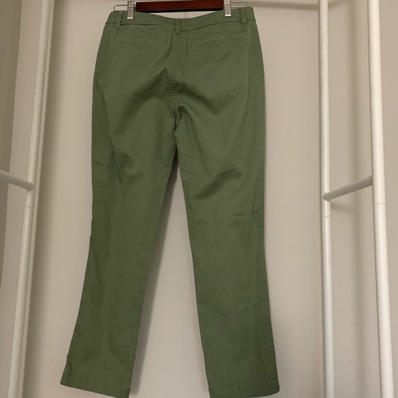 SOLD— J.Crew Women's Slim Chino Pant Olive Green - Picture 4 of 6